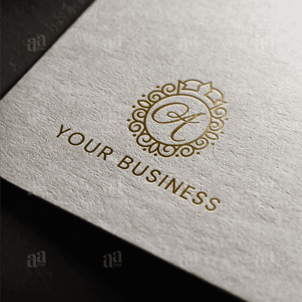 Elegant and Luxury Letter A Circle Crown Ornament Logo Template, fashion logo template.