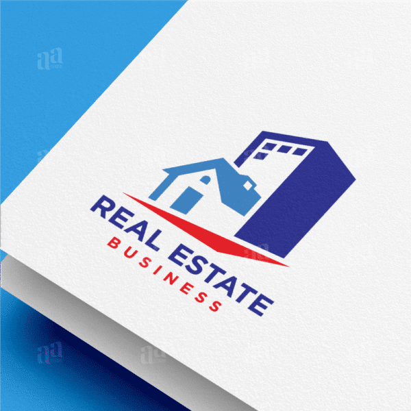Modern Building Real Estate Logo Template, real estate logo template.
