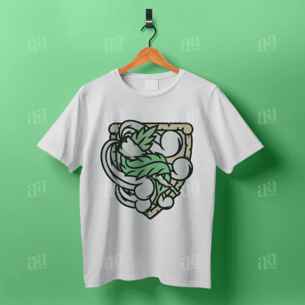 Youthful Cannabis Cartoon Illustration, plant vector illustration.