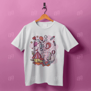 Clown Cartoon Illustration (T-shirt Design)