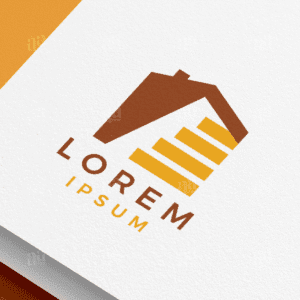 Home Stair Logo Template