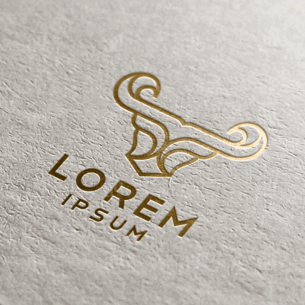 Luxury Bull Logo Template, animal logo template.
