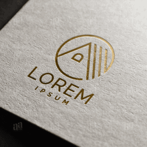 Luxury Home Roofing Logo Template