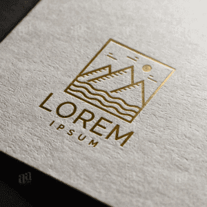 Luxury Mountains Logo Template