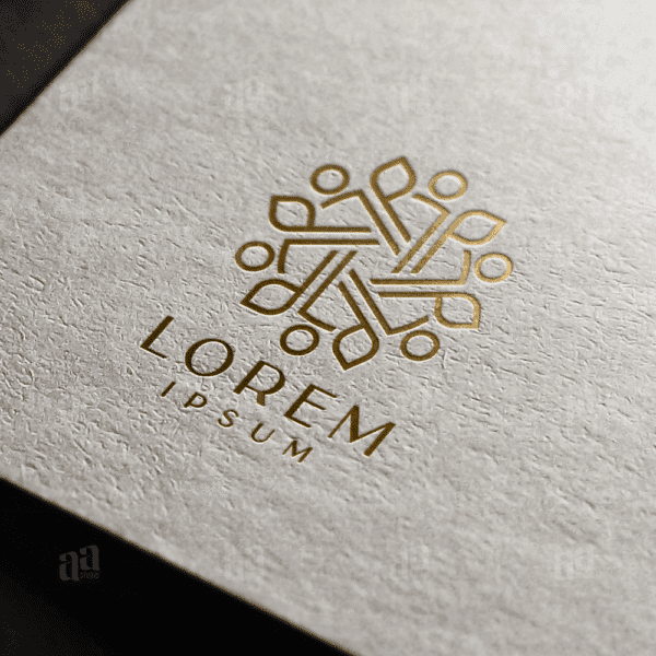 Elegant and Luxury Social Logo Template, community logo template.