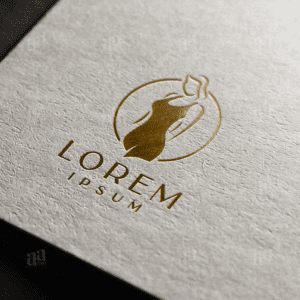 Luxury Woman Fitness Logo Template