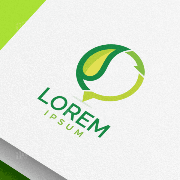 Modern Nature Recycle Logo Template, eco logo template.