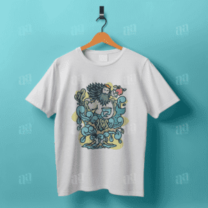 Neptune Cartoon Illustration (T-shirt Design)