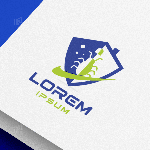 Modern Pest Control Logo Template, homecare logo template.