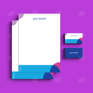 Simple Modern Multimedia Stationery Template