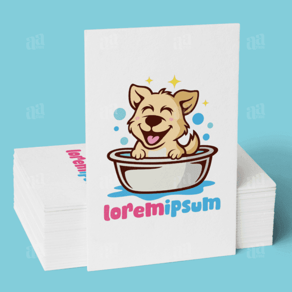 Modern and cute Dog Grooming Logo Template, animal logo template.