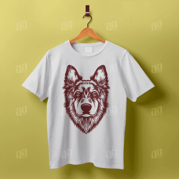 Hand drawn Dog Illustration, animal vector illustration.