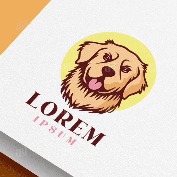 Modern Dog Logo Template, animal logo template.