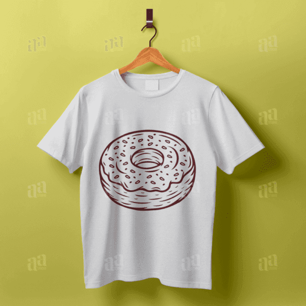 Vintage Hand drawn Donut Illustration, food vector illustration.