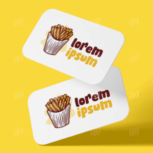 French Fries Logo Template