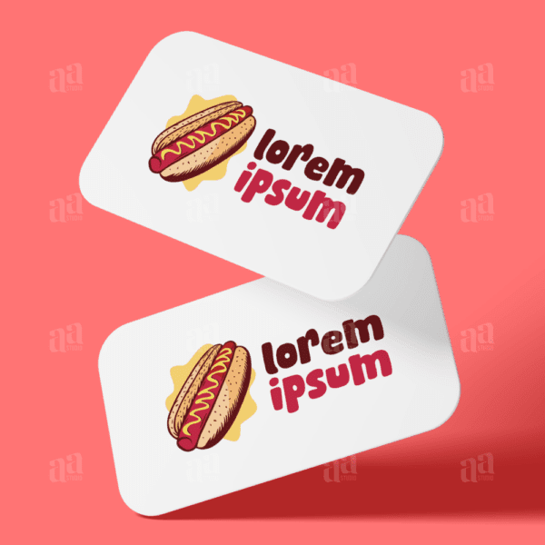 Modern Hotdog Logo Template, food logo template.