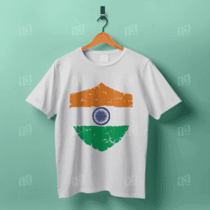 India Flag Shield Illustration