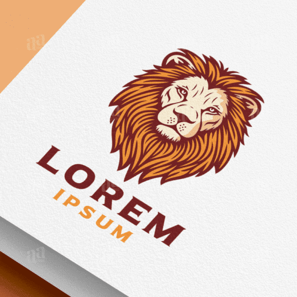 Modern Lion Logo Template, animal logo template.