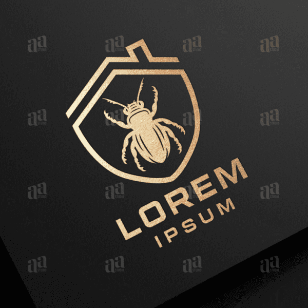 Luxury Pest Control Logo Template, home service logo template.