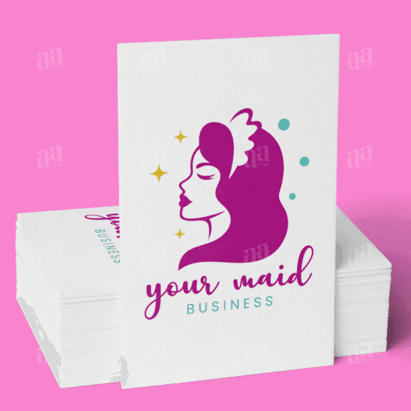 Elegant and Luxury Maid Logo Template, home service logo template.