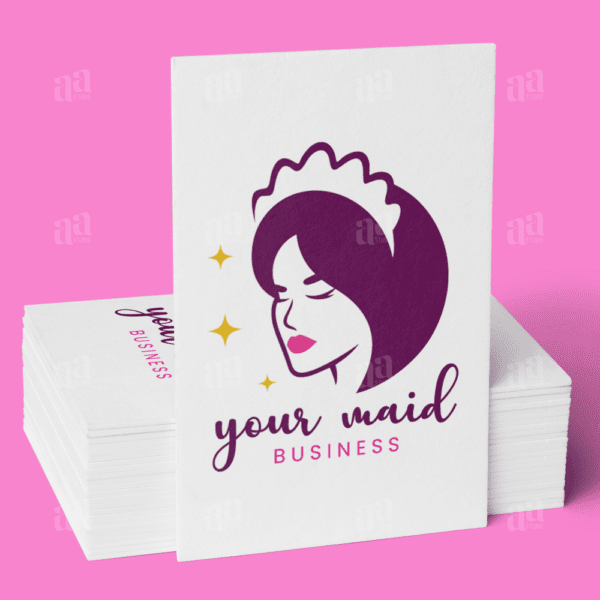 Elegant and Luxury Maid Logo Template, home service logo template.