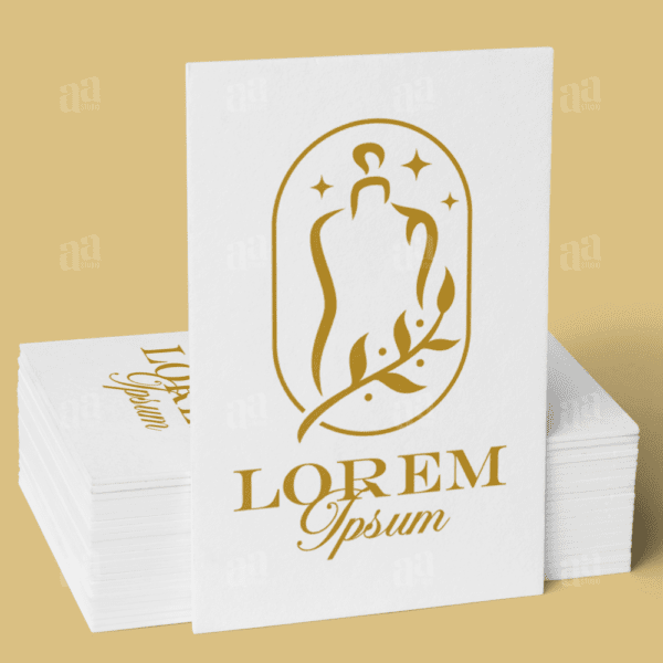 Elegant and Luxury Mannequin Logo Template, fashion logo template.