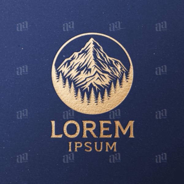 Elegant and Luxury Mountain Logo Template, nature Logo Template.