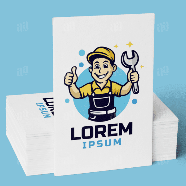 Modern Plumber Logo Template, home service logo template.