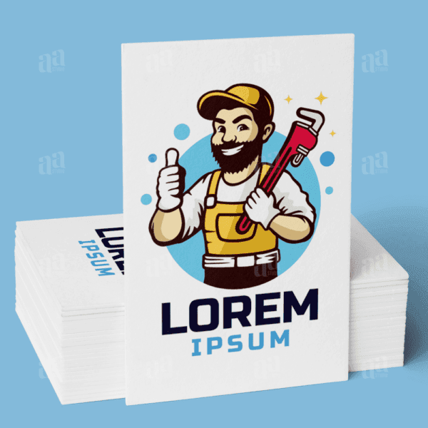 Modern Plumber Logo Template, home service logo template.