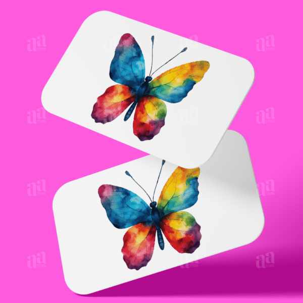 Modern Colorful Watercolor Butterfly Illustration, animal vector illustration.