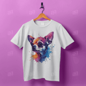 Watercolor Chihuahua Illustration