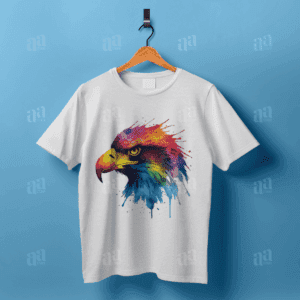 Watercolor Eagle Head Illustration