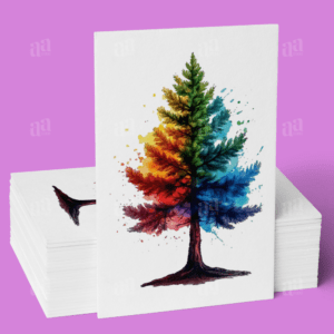 Watercolor Pine Tree Illustration