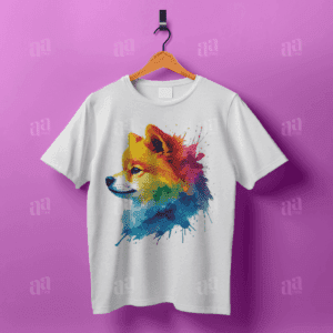 Watercolor Pomeranian Illustration