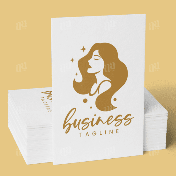 Elegant and Luxury Woman Hair Salon Logo Template, beauty care logo template.