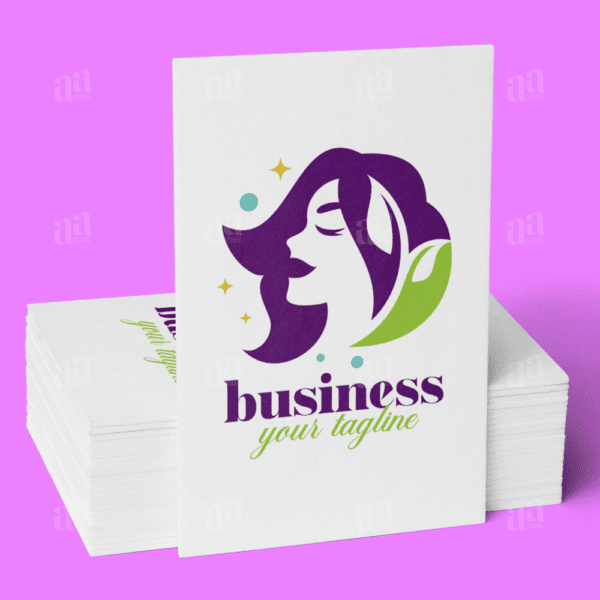 Elegant and Luxury Woman Hair Salon Logo Template, beauty care logo template.