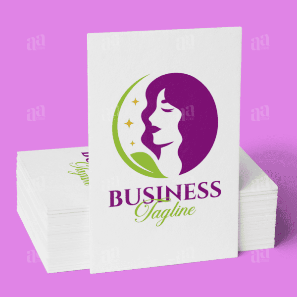 Elegant and Luxury Woman Hair Salon Logo Template, beauty care logo template.