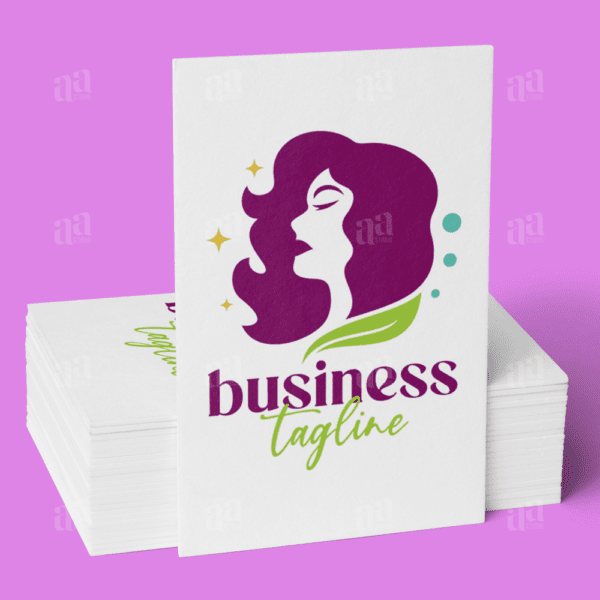 Elegant and Luxury Woman Hair Salon Logo Template, beauty care logo template.