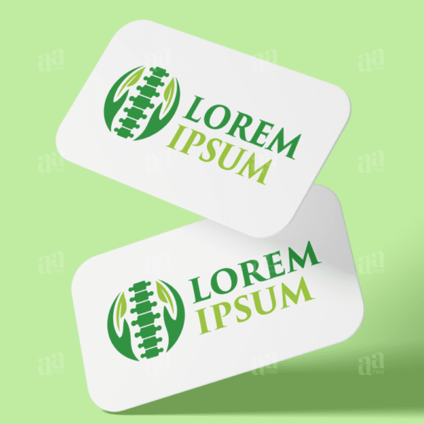 Modern Backbone Logo Template, healthcare logo template.
