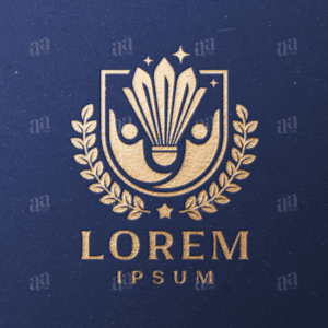 Badminton Community Logo Template