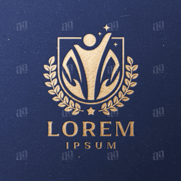 Elegant and Luxury Charity Logo Template, foundation logo template.