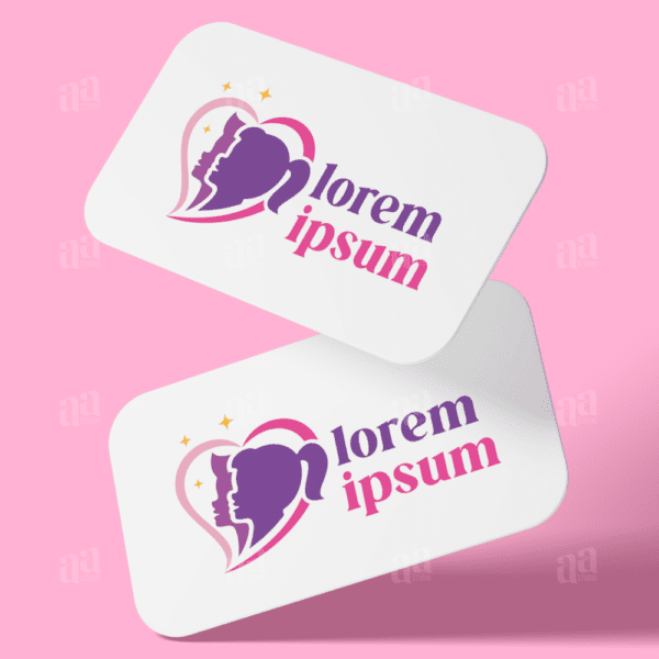 Modern Childrens Care Logo Template, daycare logo template.