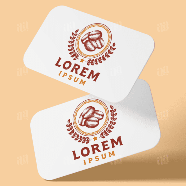 Modern and Luxury Coffee Beans Logo Template, cafe logo template.