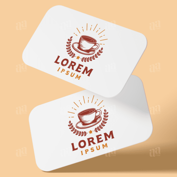 Modern and Luxury Coffee Shop Logo Template, cafe logo template.