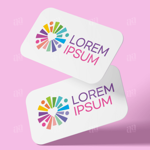Modern Colorful People Logo Template, community logo template.