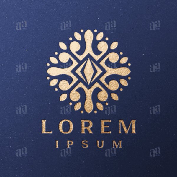 Luxury Decorative Diamond Logo Template, fashion Logo Template.