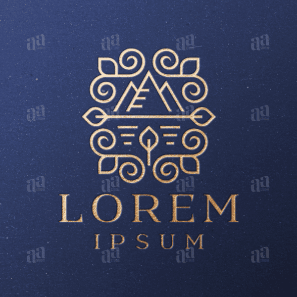 Luxury Decorative Nature Logo Template, Mountain Logo Template.