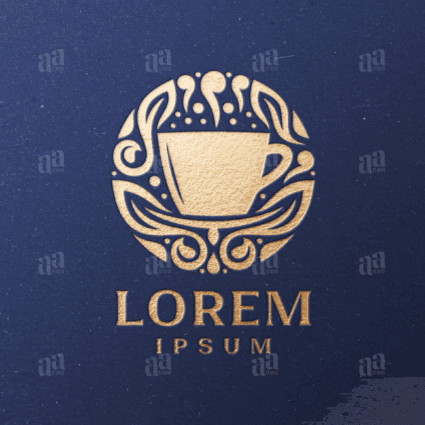 Luxury and Elegant Cafe Logo Template, coffee logo template.
