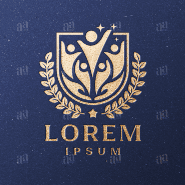 Elegant and Luxury Foundation Logo Template, community logo template.