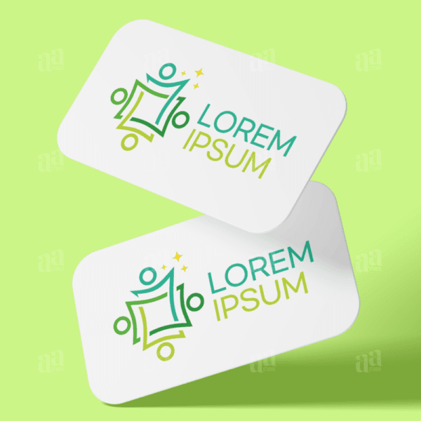 Modern and Luxury Fundraising Logo Template, community logo template.